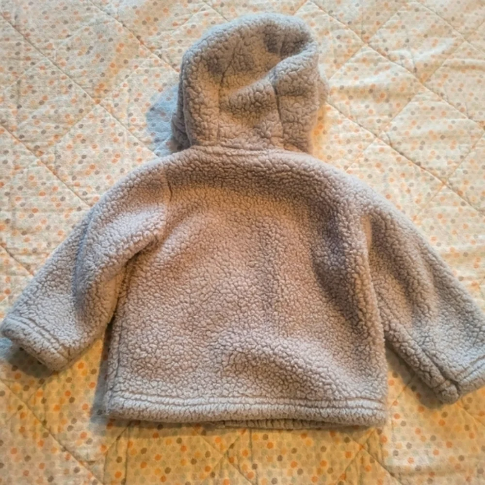 Carter's full Zip sherpa hoodie size 6-9 months